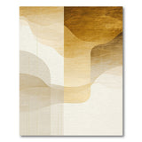 Gold Wave Abstract Abstract Area Area Rug