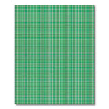 Emerald Green Plaid Checkered Area Rug