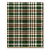 Green Brown Plaid Check Area Rug