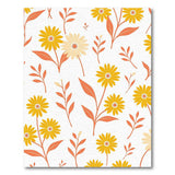 Multi-color and Patterns Sunny Yellow Daisy Floral Area Rug