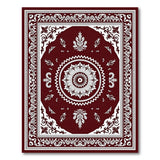 Traditional Persian Red Ornate Maroon Floral Persian Area Rug