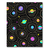 Vibrant Cosmic Planets Area Rug