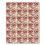 Red Stylized Bird Heritage Area Rug