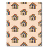 Rainbow House Kids Cartoon Area Rug