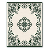 Traditional Persian Ornate Floral Medallion Beige Area Rug