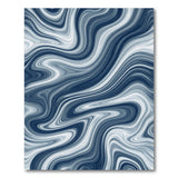 Swirl Abstract Area Blue Swirl Abstract Area Rug
