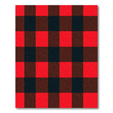 Check Red Bold Red Black Buffalo Check Area Rug
