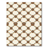 Rainbow Paw Print Washable Kids Area Rug