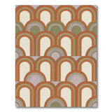 Retro Arch Geometric Area Rug