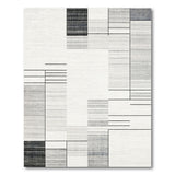Modern Geometric Grey No. 2 Area Rug