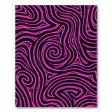 Pink Abstract Area Pink Swirl Abstract Area Rug