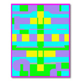 Vibrant Multi-Color Geometric No. 2 Area Rug