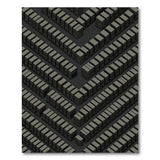 Grey Modern Grey Stacked Cubes Area Rug