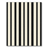 Black and White Bold Striped Bold Black White Striped Area Rug