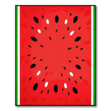 Multi-color and Patterns Watermelon Slice Fruit Pattern Area Rug