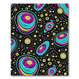Multi-color and Patterns Cosmic Swirl Abstract Area Rug