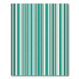 Blue and Teal Teal Vertical Stripe Area Rug