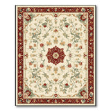 Red Floral Vintage Red Floral Medallion Vintage Area Rug
