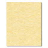 Yellow Wavy Geometric Area Rug
