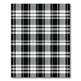 Bold Black and White Bold Black White Plaid Area Rug