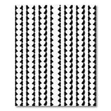 Geometric High Heel Silhouette Black White Area Rug