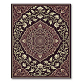 Traditional Persian Red Ornate Maroon Persian Medallion Area Rug