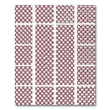 Geometric Modern Bold Red Checkered Geometric Area Rug