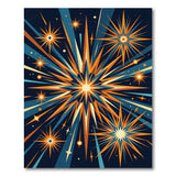 Explosive Starburst Geometric Area Rug