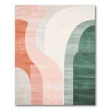 Pastel Arch Abstract Area Rug