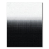 Abstract Area Black White Halftone Gradient Area Rug