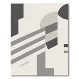 Grey Geometric Modern No. 4 Area Rug