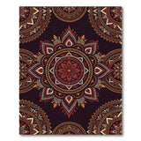 Heritage Tribal Red Red Mandala Heritage Tribal Area Rug