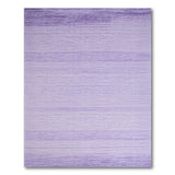 Modern Purple Striped Textured Area Rug
