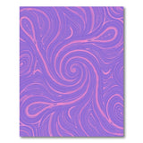 Swirl Purple Swirl Abstract Area Rug