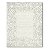 Grey Geometric Modern Grey Geometric Trellis Area Rug