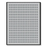 Black White Geometric Lace Grid Area Rug
