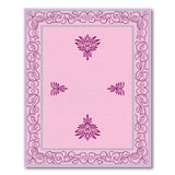 Floral Vintage Pink Elegant Pink Floral Vintage Area Rug
