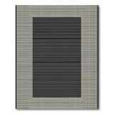 Bold Black Framed Geometric Area Rug