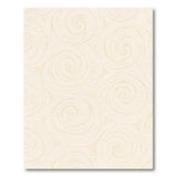 Beige Swirl Abstract Area Rug