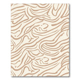 Beige and Neutral Swirl Beige Swirl Abstract Area Rug