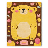 Adorable Yellow Bear Kids Area Rug