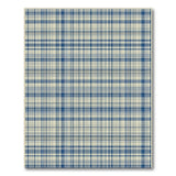 Blue and Teal Classic Navy Blue Plaid Area Rug