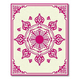 Traditional Persian Pink Pink Mandala Persian Area Rug