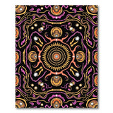 Vibrant Tribal Mandala Area Rug