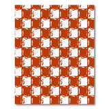 Distressed Red Checkered Area Rug
