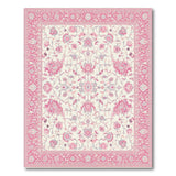 Pink Floral Persian No. 5 Area Rug