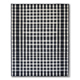 Black and White Black White Gingham Checkered Area Rug