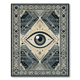 Evil Eye Geometric Tribal Area Rug