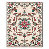 Multi-color and Patterns Ornate Persian Floral Medallion Area Rug