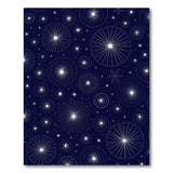 Navy Starburst Celestial Area Rug